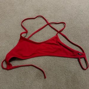 Jolyn Ryan Bikini Top Red